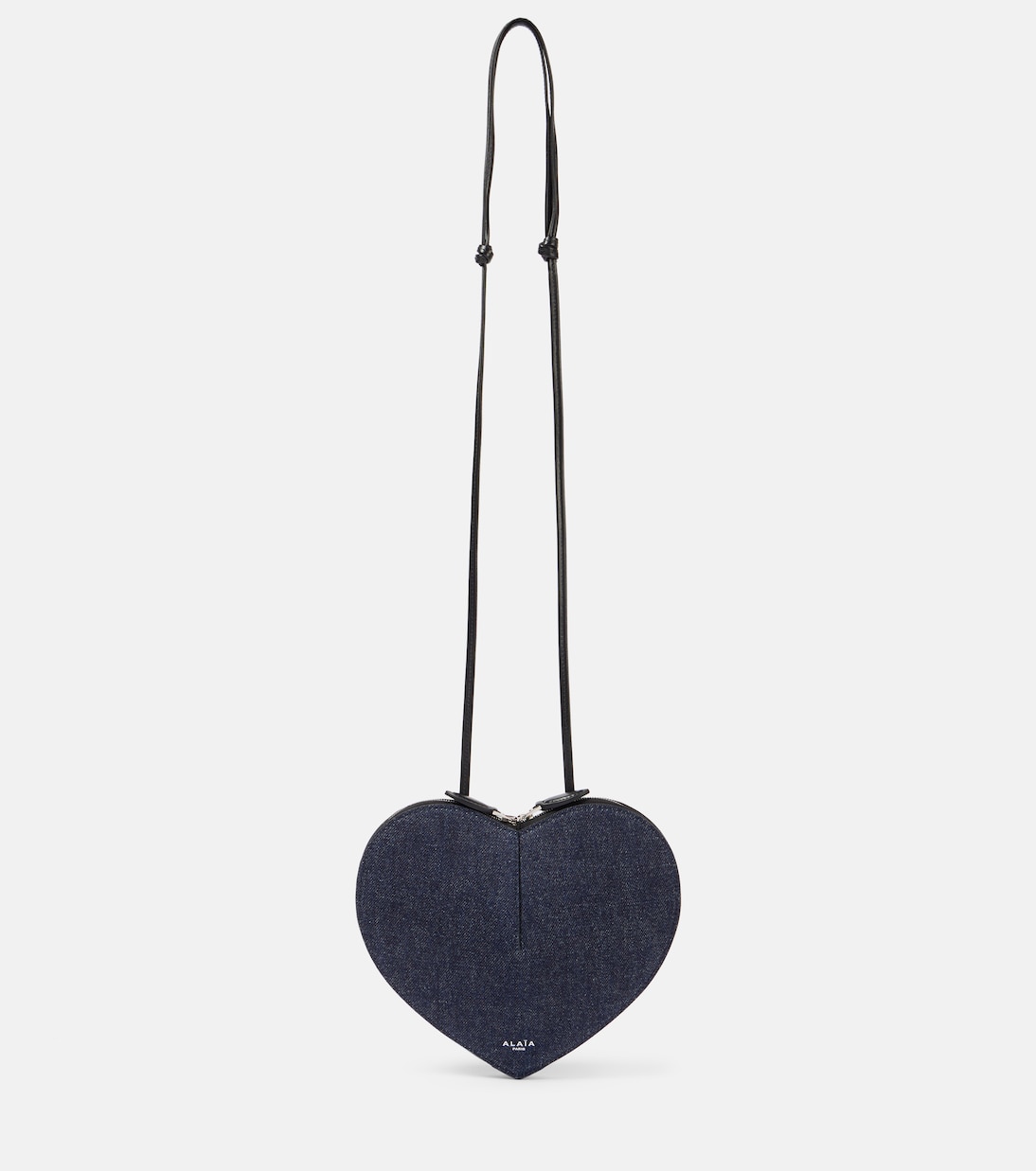 

Сумка через плечо Le Cœur из денима Alaïa, Bleu Denim