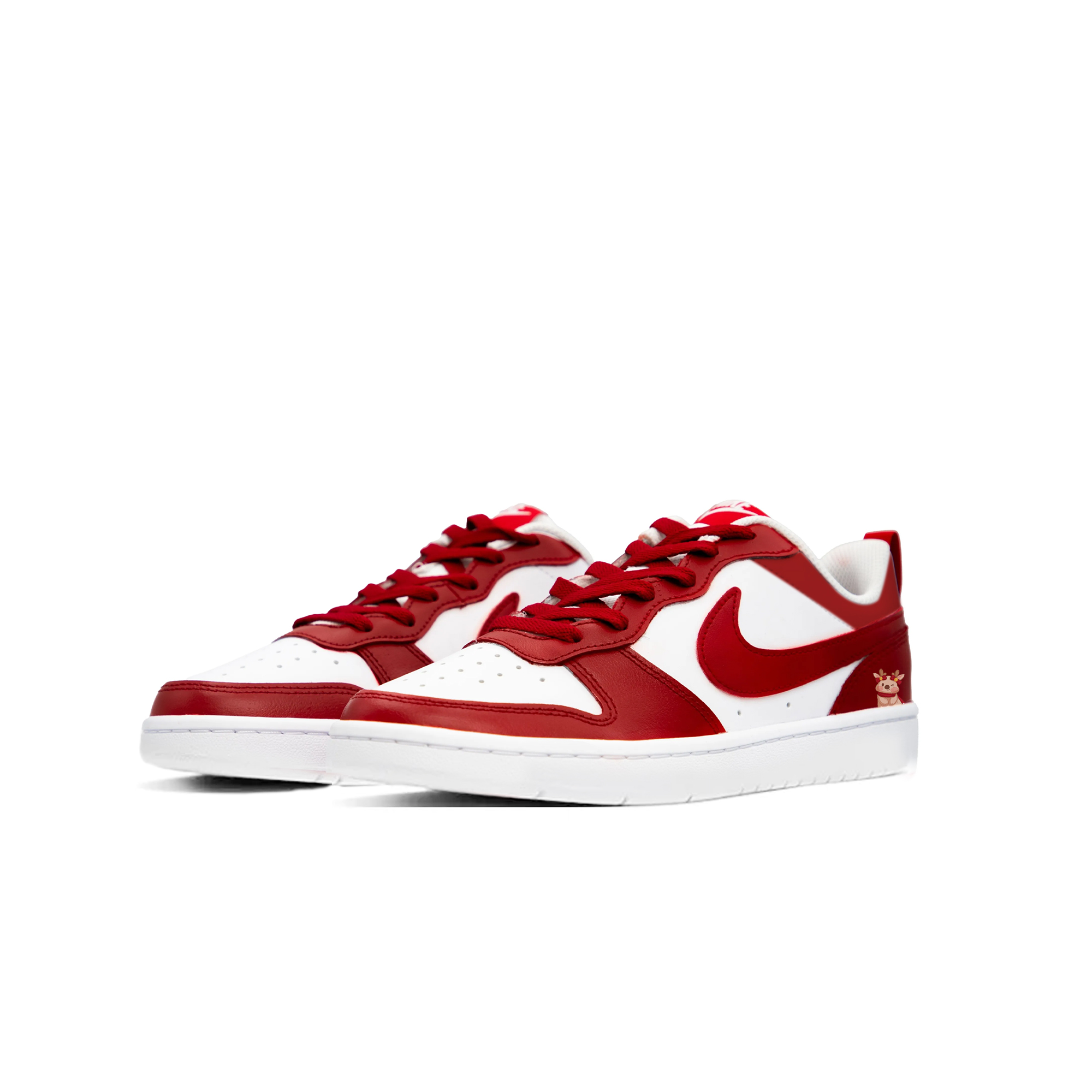 Nike Кроссовки для скейтбординга Court Borough Big Elk Low top Kids' Red Unisex — фото 4