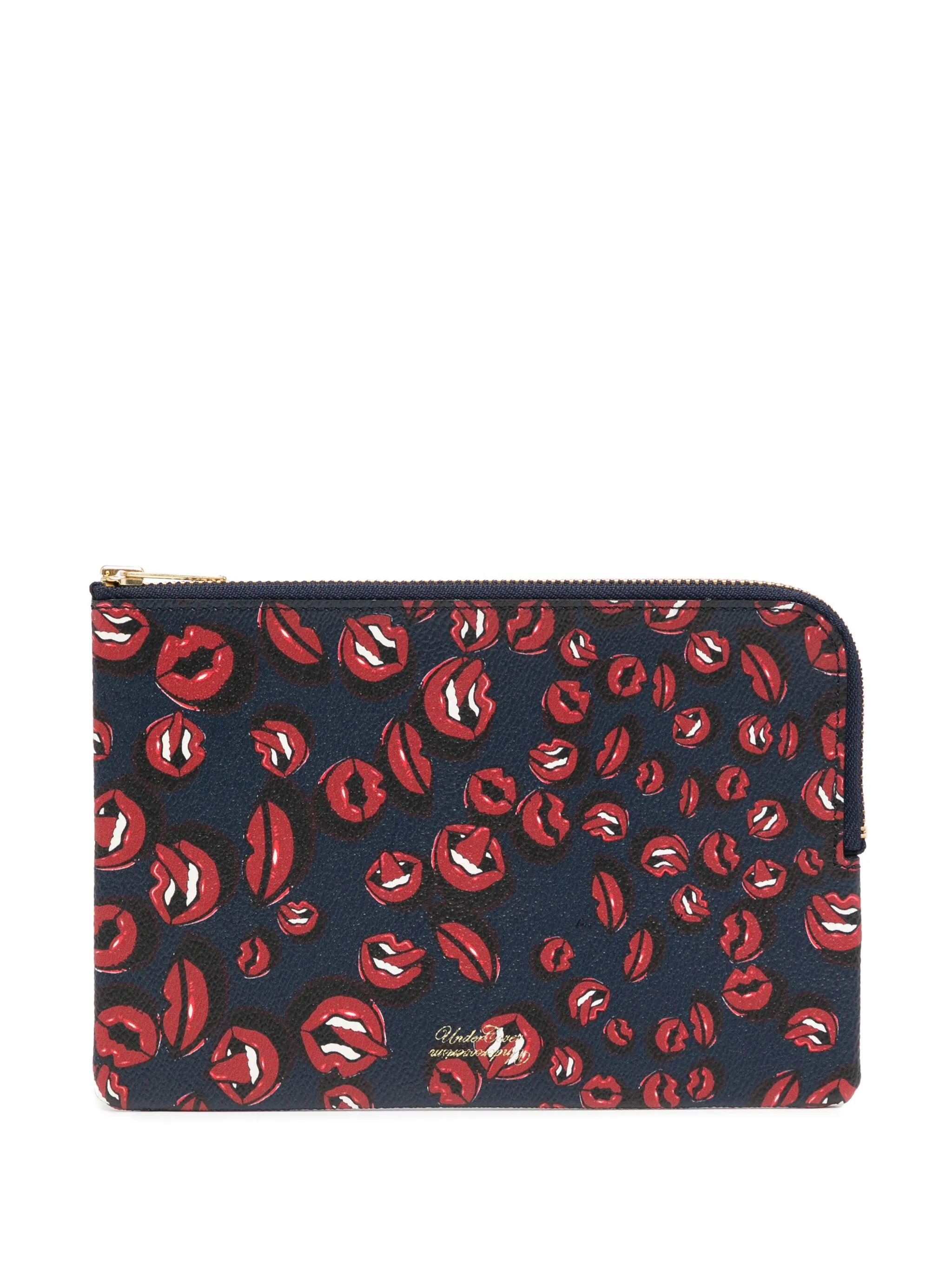 

Кошелек с графичным принтом Undercover, синий