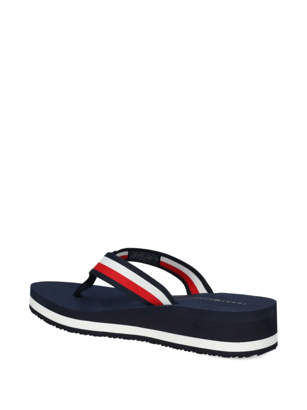 Шлепанцы с логотипом Tommy Hilfiger, синий — фото 3