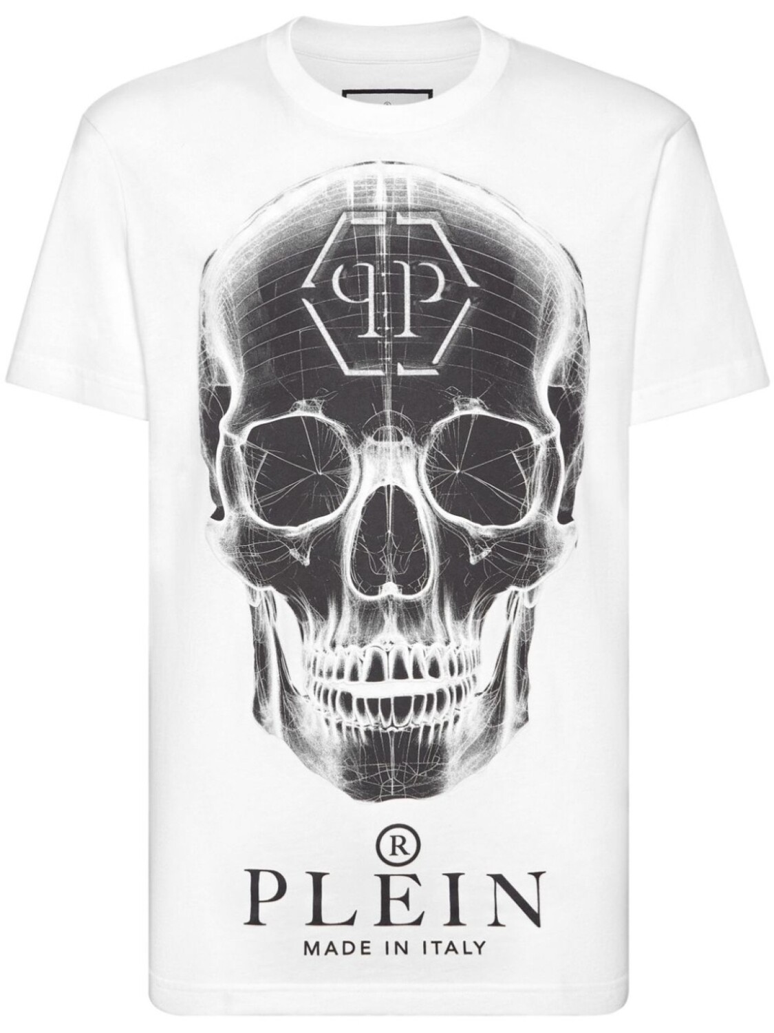 

Philipp Plein футболка с принтом черепа SS, белый