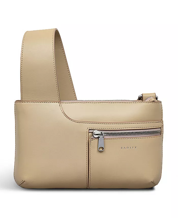 

Мини-сумка через плечо Pockets с застежкой-молнией Radley London, коричневый/бежевый