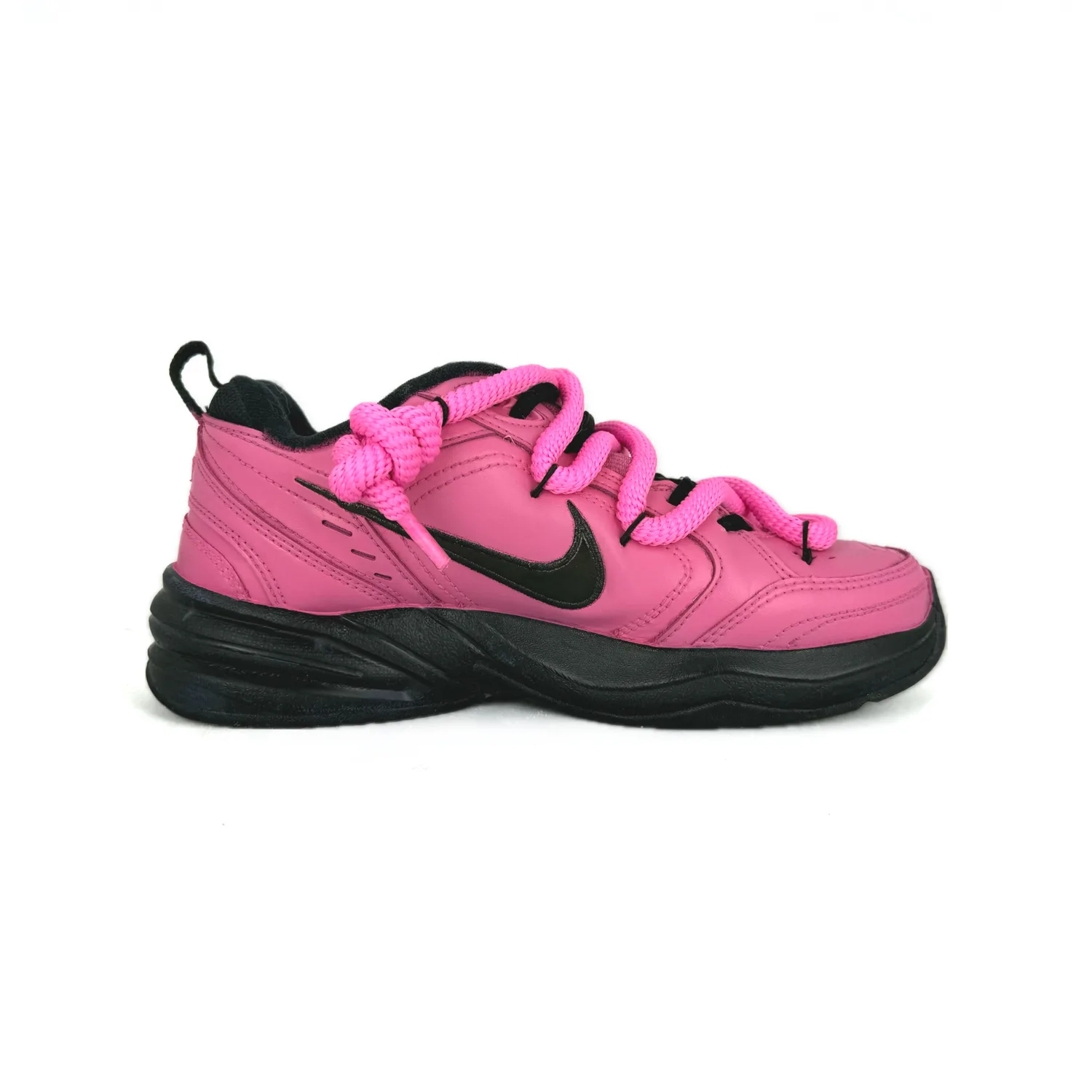 Nike Air Monarch 4 Slip Resistant, Abrasion Resistant, Lightweight Low top Chunky Sneakers Unisex Fuchsia — фото 3