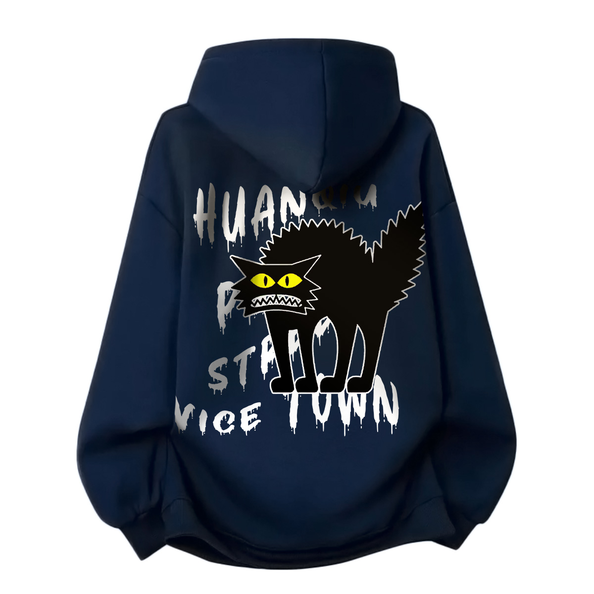

Толстовка Unisex Hooded Moderate Heavyweight HUANQIU, темно-синий