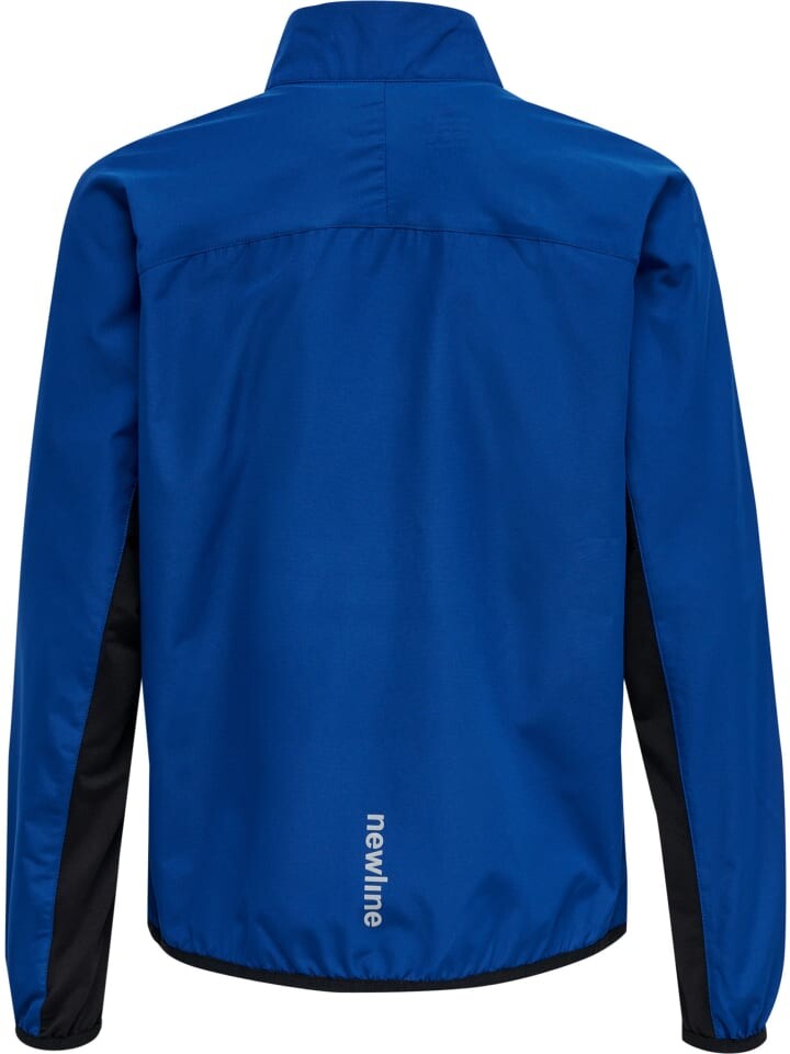Спортивная куртка Newline Reflektierend Logo Kids Core Laufen Kinder, цвет true blue — фото 2
