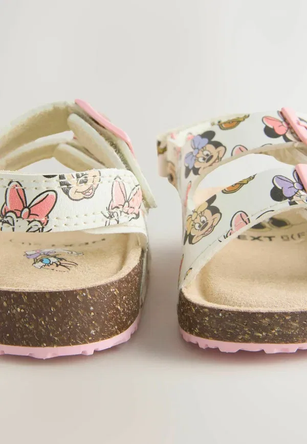 Детские туфли с широкой колодкой Minnie Mouse Double Two Strap Next, розовый — фото 4