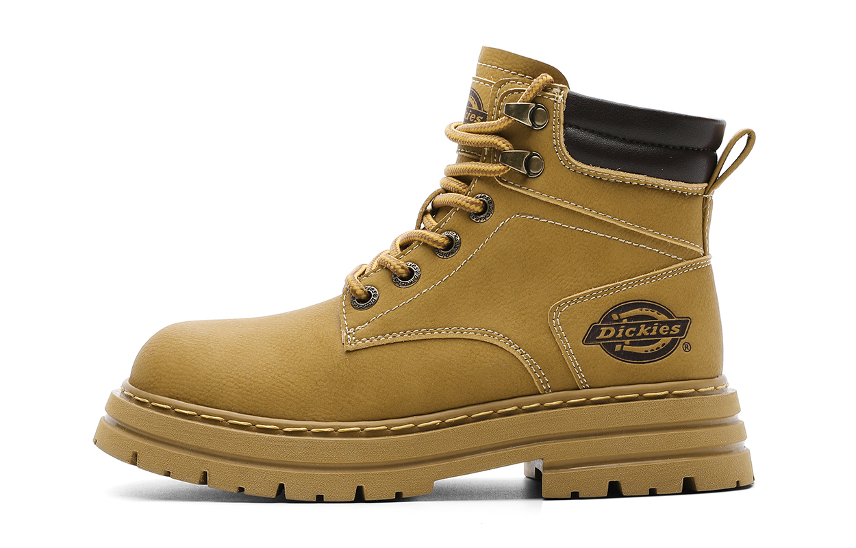 

Скользоустойчивые противоударные износостойкие увеличивающие рост ботинки высокие Earth Yellow детские Dickies