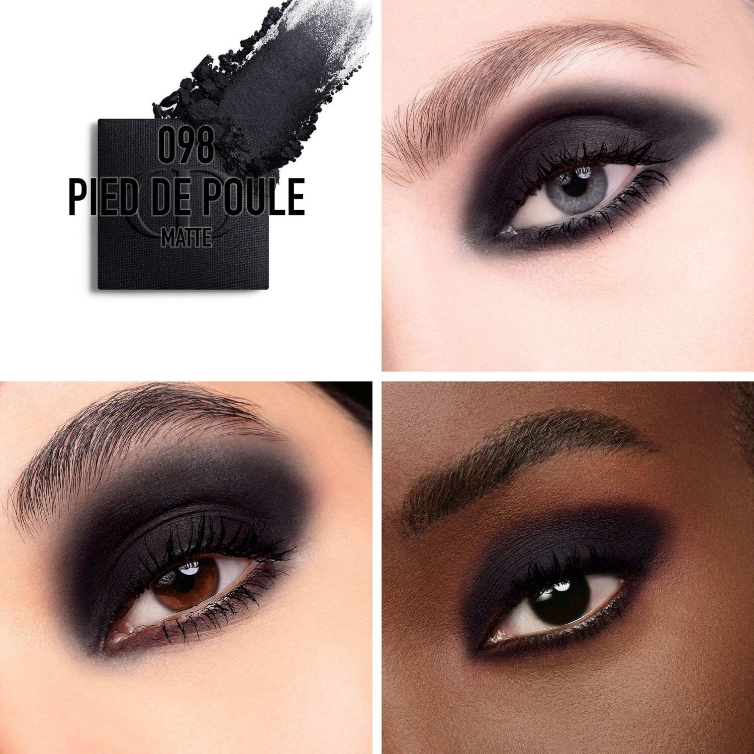 Тени для век diorshow mono couleur lidschatten Dior, 098 pied-de-poule, вес 2 гр. — фото 4