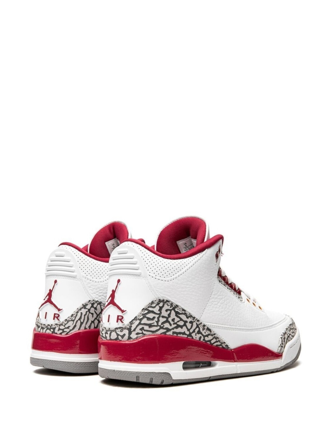 Jordan кроссовки Air Jordan 3 Cardinal Red, белый — фото 3