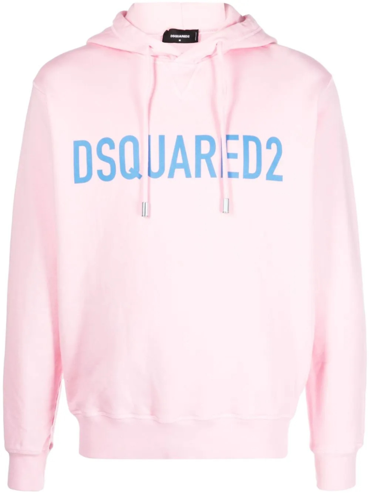 

Толстовка с капюшоном и логотипом DSQUARED2 на завязках, розовый