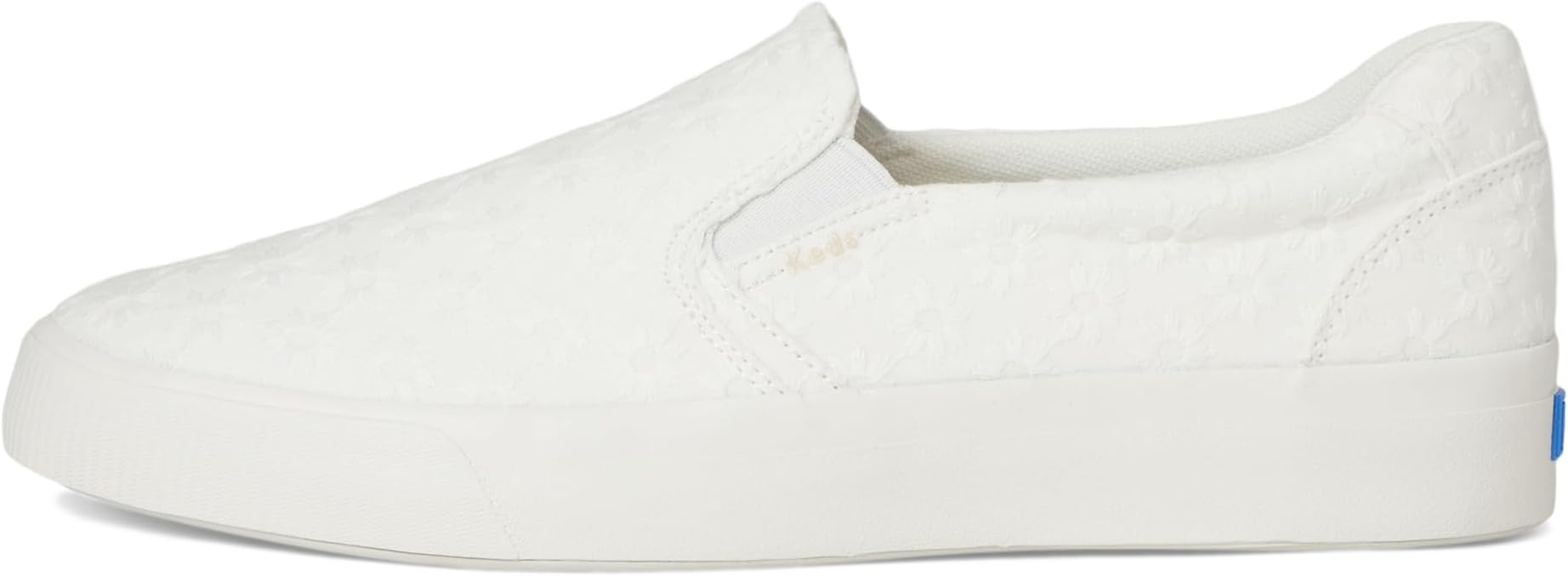 Кроссовки Keds Pursuit Slip On, цвет Snow White Eyelet — фото 4