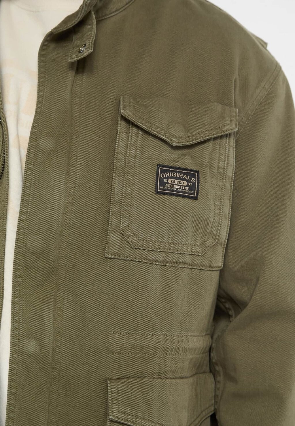 

Джинсовая куртка TWILL-UTILITY Guess, зеленый