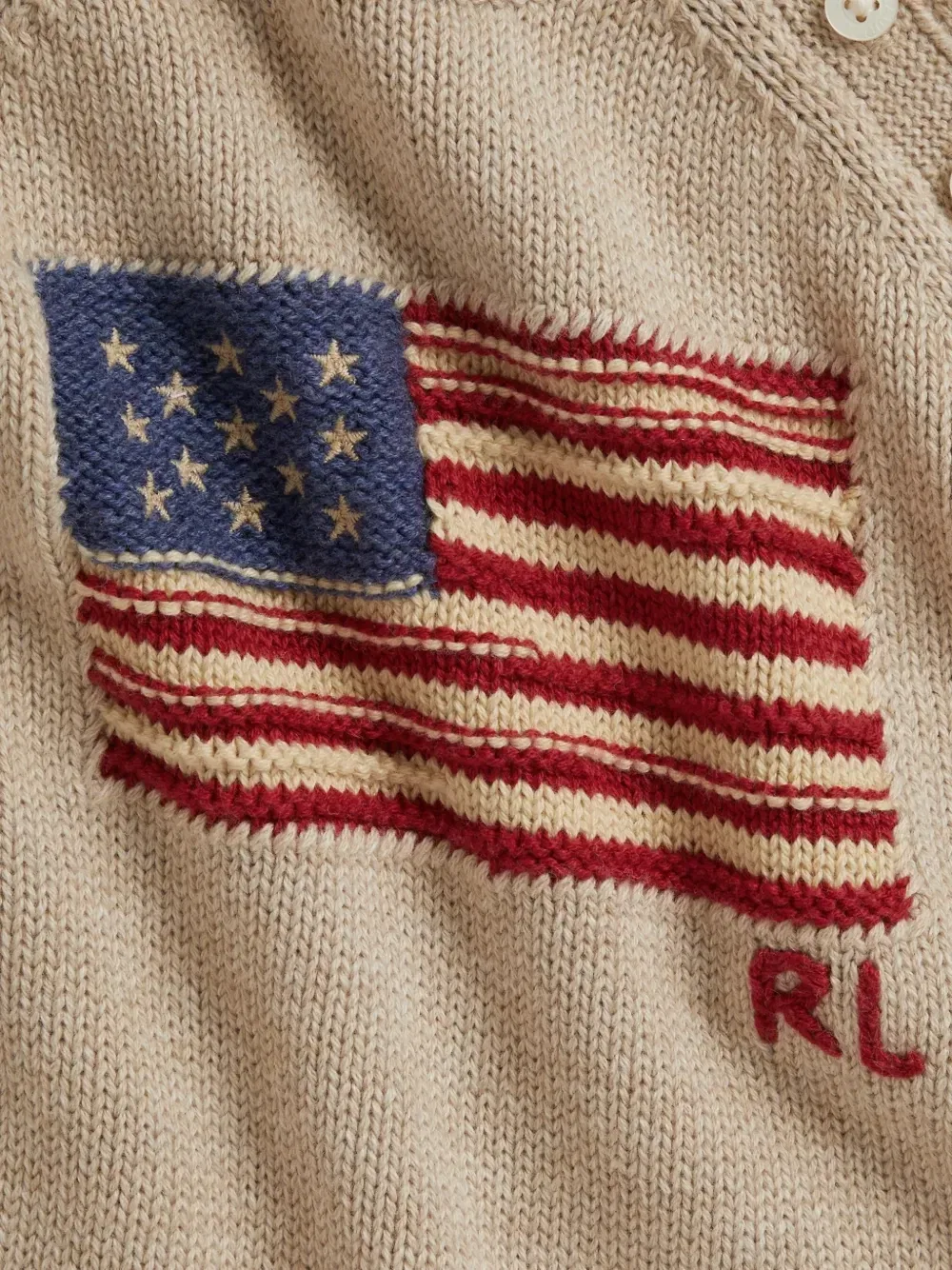 Ромпер с воротником Питер Пэн POLO RALPH LAUREN KIDS, бежевый — фото 3
