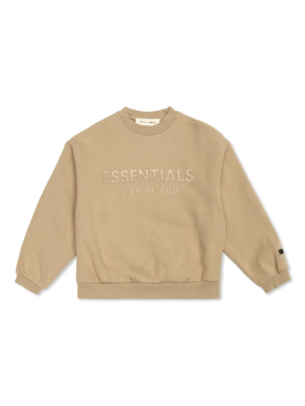 

Толстовка FEAR OF GOD ESSENTIALS KIDS с вышитым логотипом, коричневый