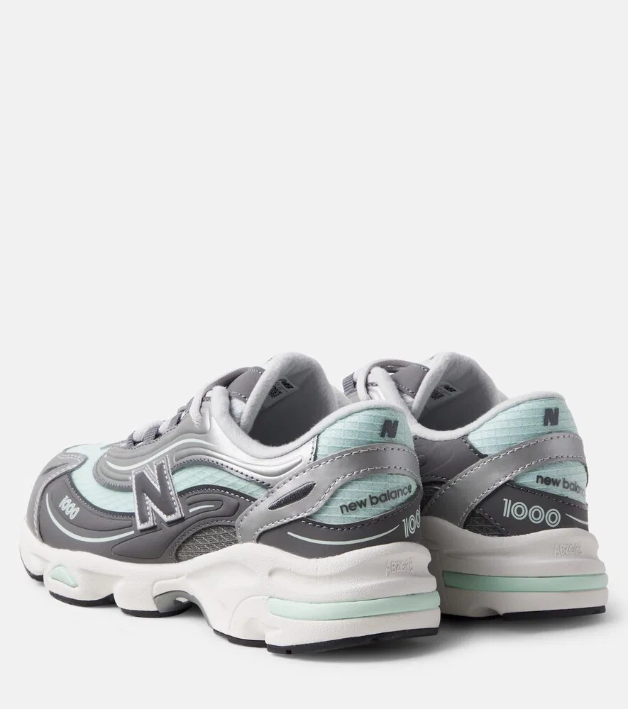 1000 кроссовок New Balance Kids, серебро — фото 2