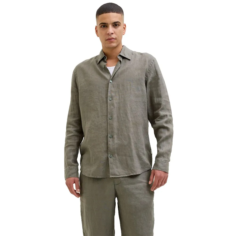 

Рубашка Jack & Jones Lawrence Linen, серый