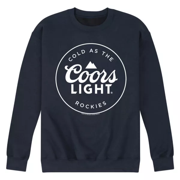 

Мужская флисовая толстовка с логотипом Coors Light Licensed Character, синий