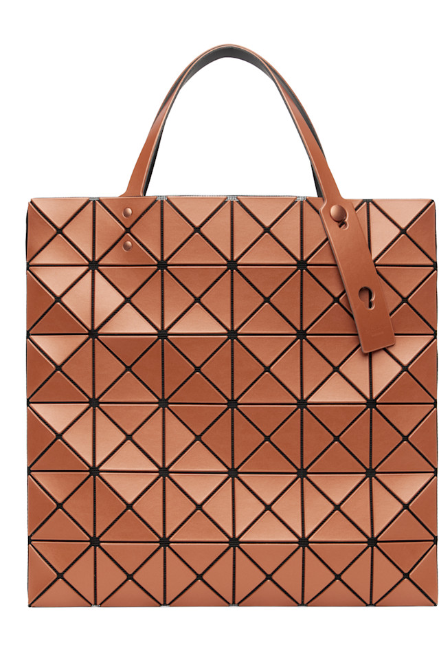 

Bao Bao Issey Miyake Оранжевая полупрозрачная металлическая сумка-тоут