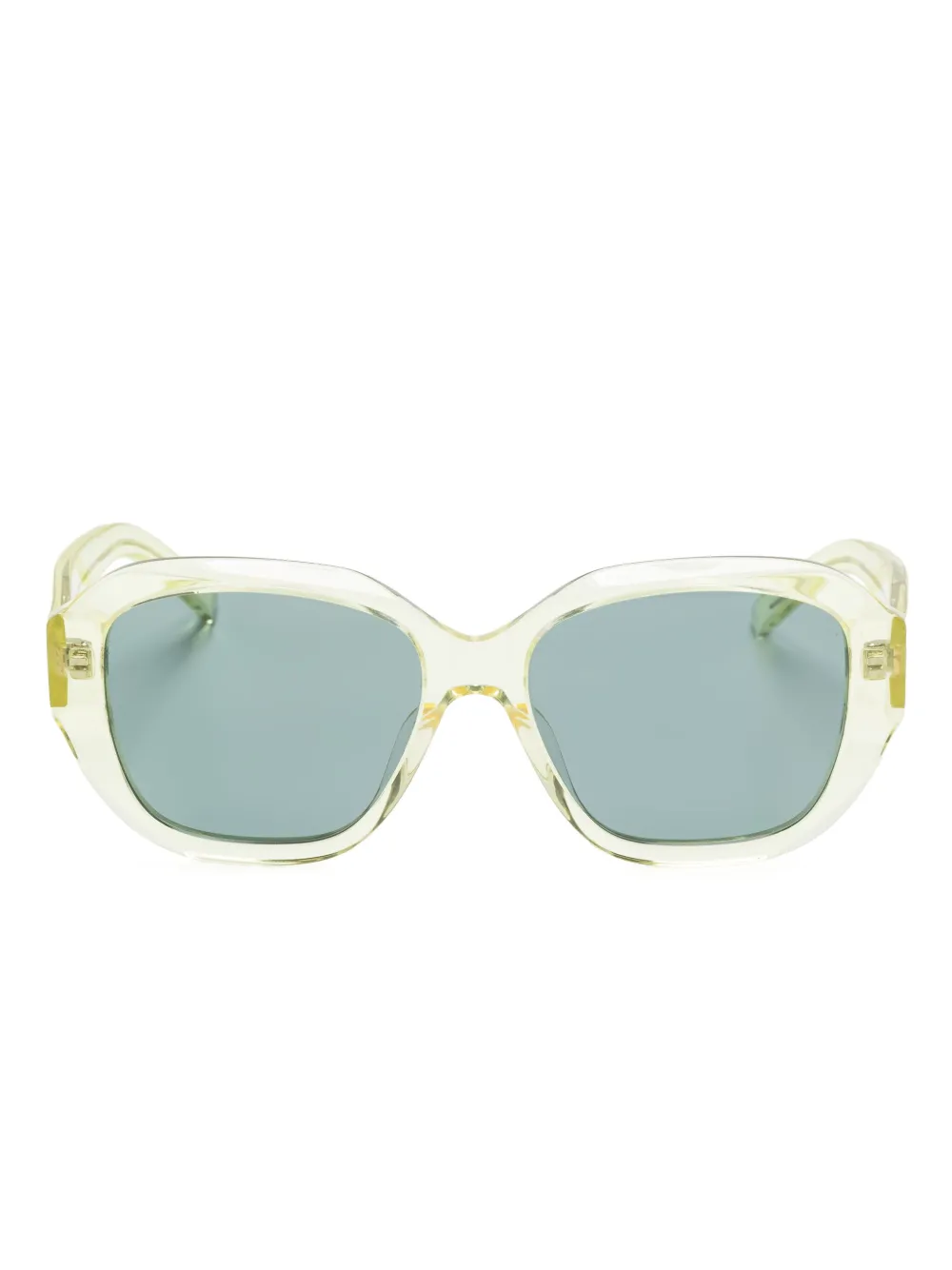 

Солнцезащитные очки в массивной оправе Givenchy Eyewear, зеленый