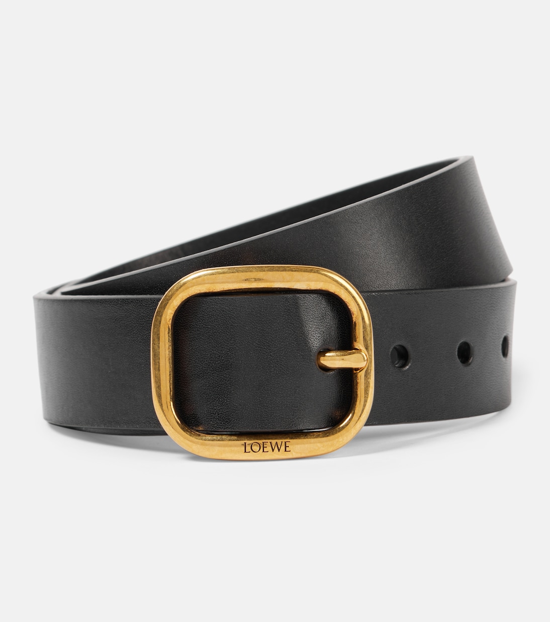 

Кожаный ремень Loewe, Black/Gold