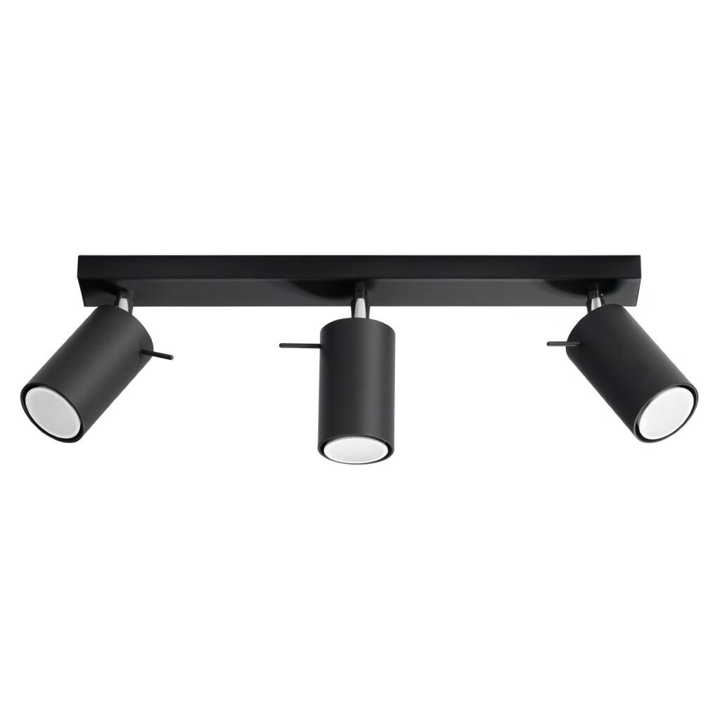 

Потолочный светильник RING 3 черный 3xGU10 40Вт сталь 16x6x45см Sollux Lighting