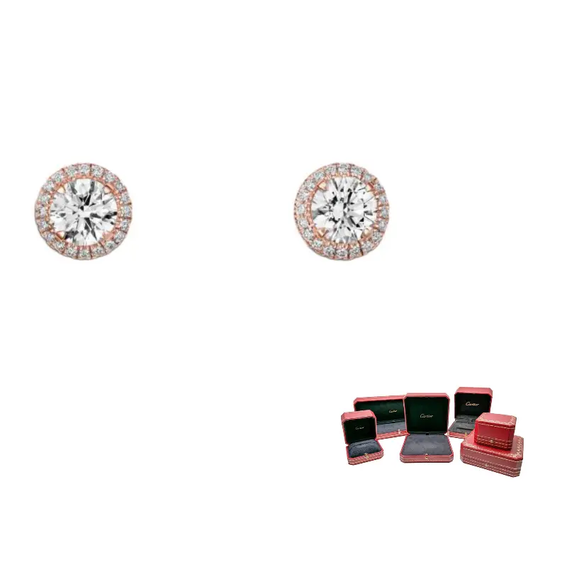 

Cartier Серьги-гвоздики с бриллиантами унисекс rose gold