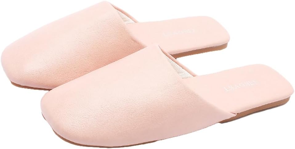 

Элегантные домашние тапочки Yafirgeer для женщин и мужчин, розовый