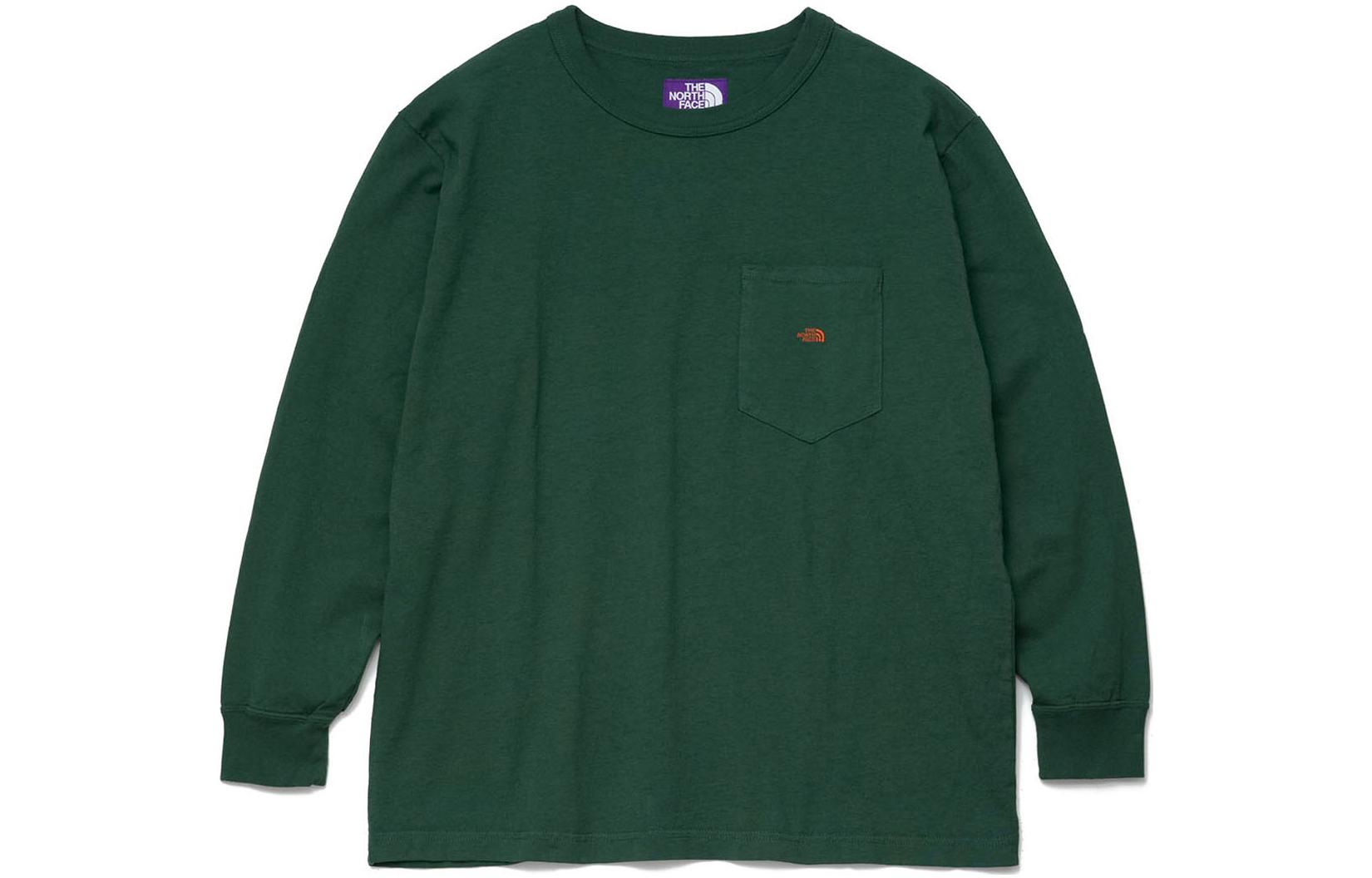 

THE NORTH FACE PURPLE LABEL Футболка унисекс зеленая