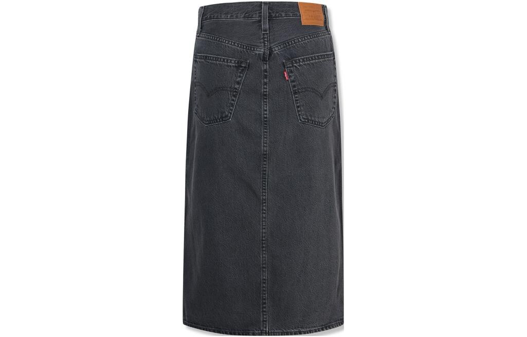 Повседневная длинная юбка женская дымчато-серая Levi’S — фото 2