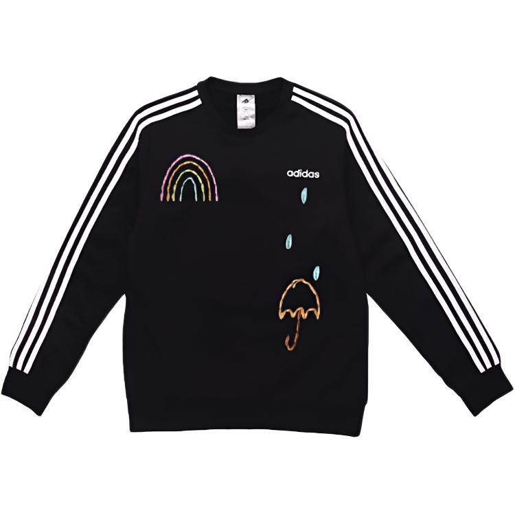 

Свитшот Unisex с 3 полосками Adidas, черный