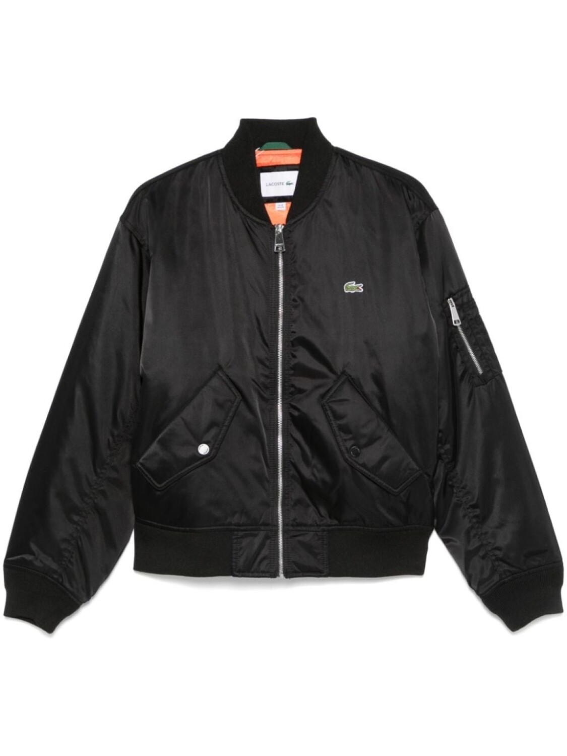 

Бомбер-пуховик Lacoste, черный
