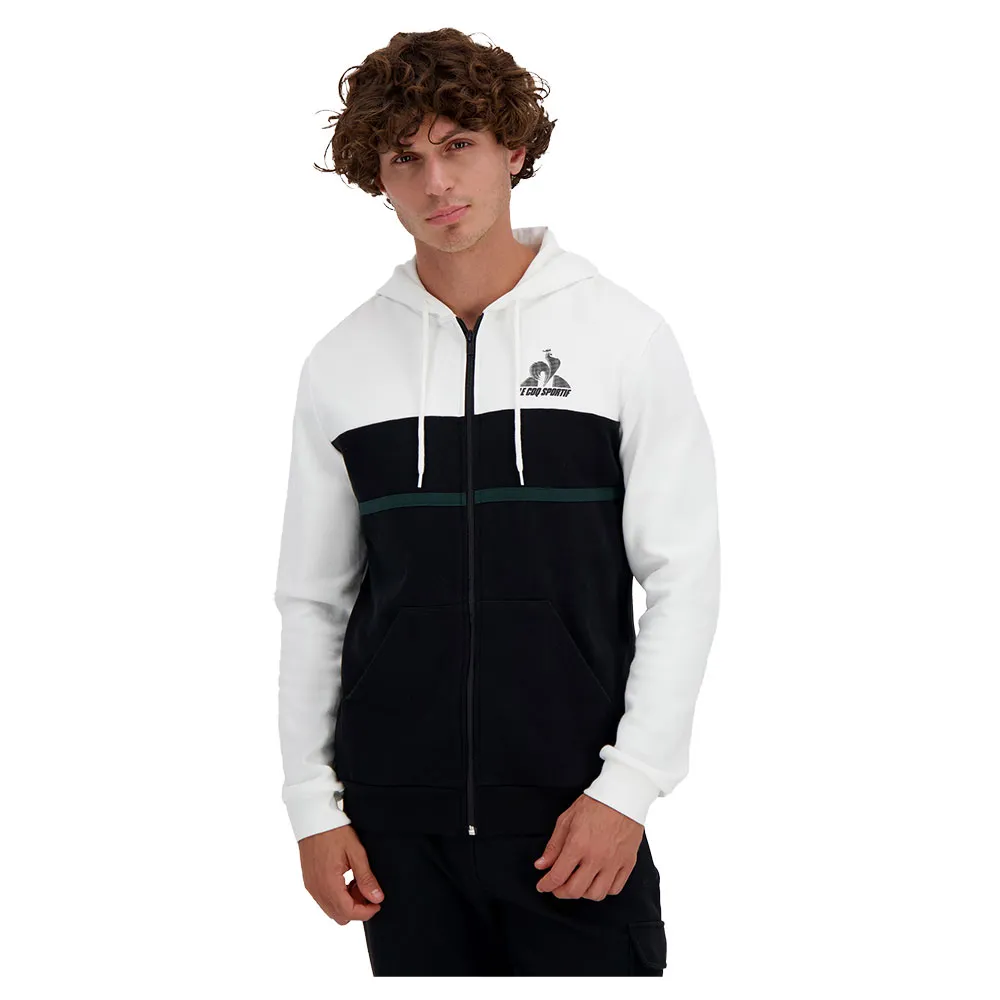 

Толстовка Le Coq Sportif Contemporain N°1 full zip, белый/черный