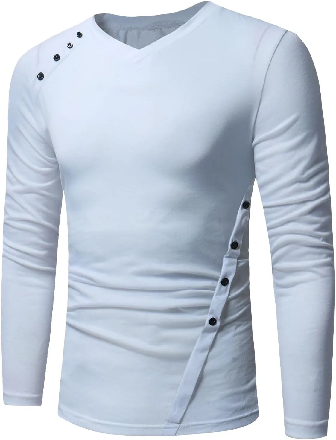 

Мужская футболка Casual Slim Fit с длинным рукавом и V-образным вырезом Cambkatl