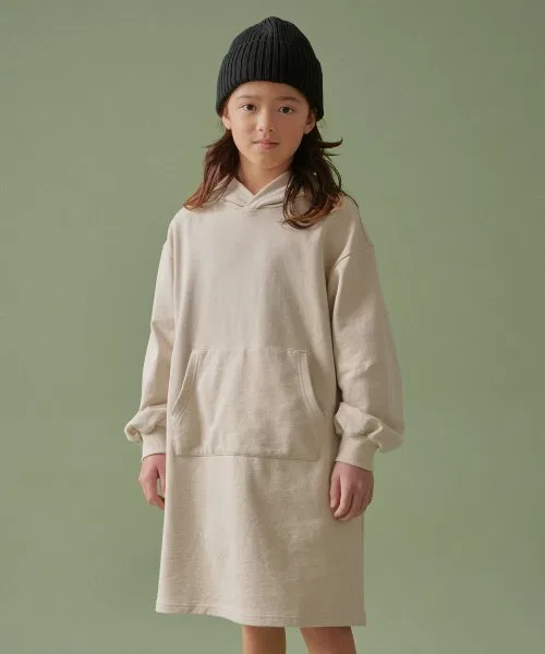 Детское платье-худи MUSINSA STANDARD KIDS песочное