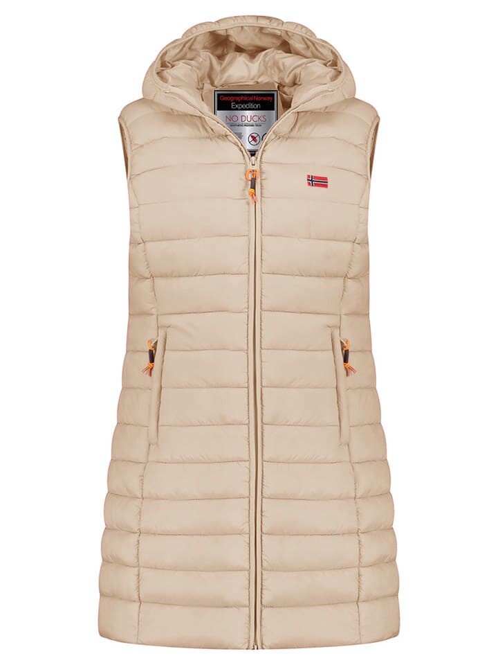 

Стеганый жилет Geographical Norway Steppweste Vatikolor, бежевый