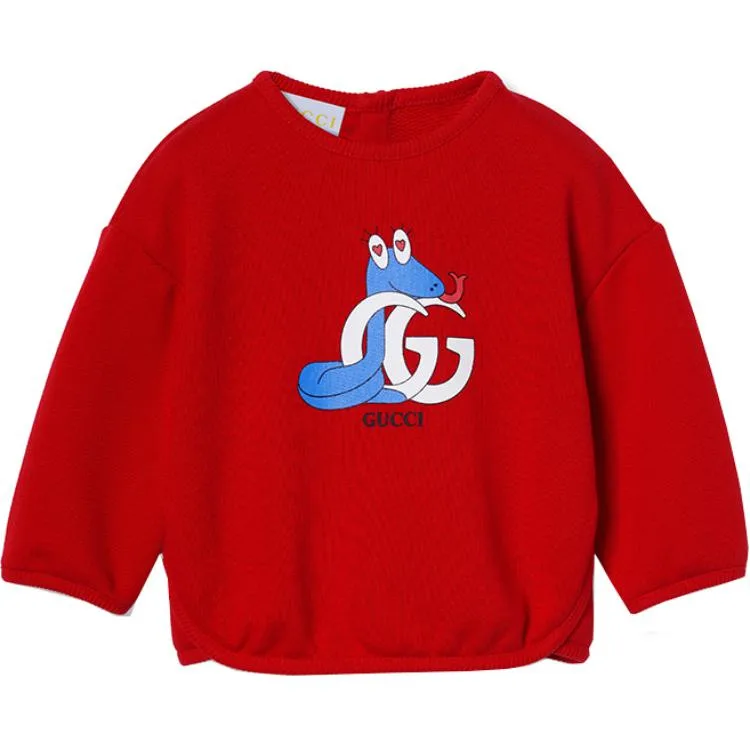 GUCCI Свитшот SS25 Red Infant And Toddler