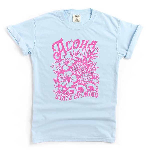 

Футболка Aloha state of mind с принтом ананаса, окрашенная в готовом виде Simply Sage Market, Chambray, Зеленый, Футболка Aloha state of mind с принтом ананаса, окрашенная в готовом виде Simply Sage Market, Chambray