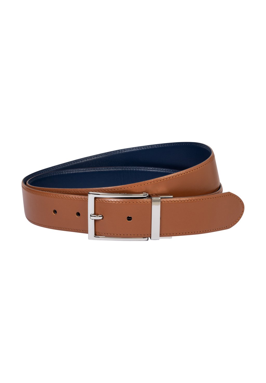 

Классический ремень Roeckl, цвет Cognac Navy
