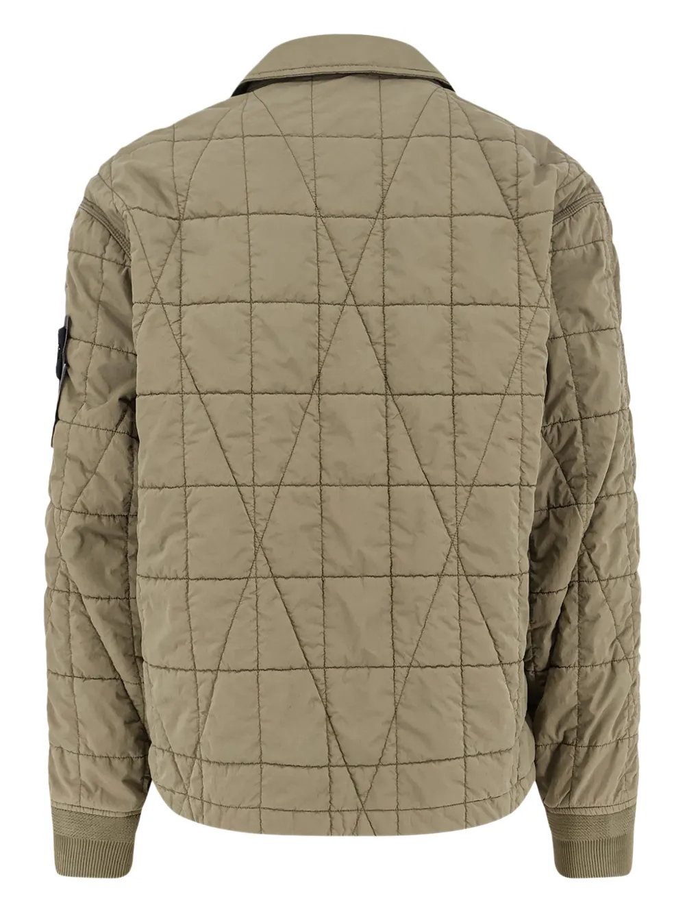 Стеганая куртка с накладными карманами Stone Island, зеленый — фото 2