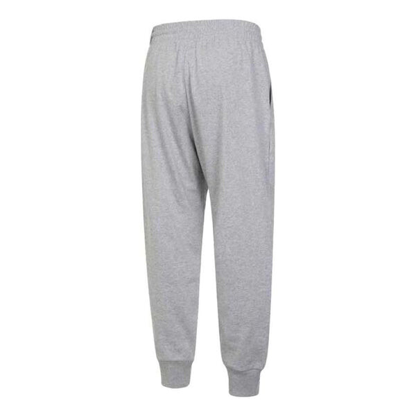 Брюки Essentials одинарные трикотажные брюки с зауженными манжетами Adidas, серый — фото 2