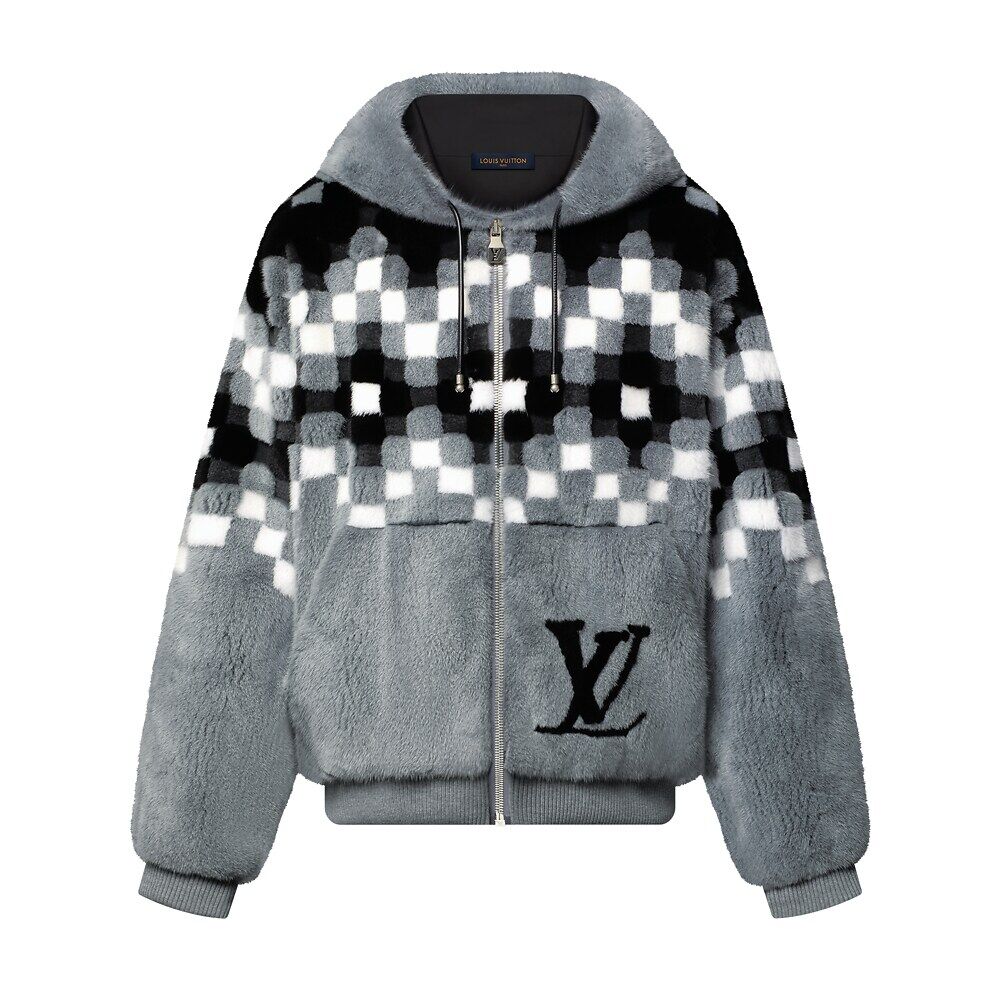 

Блузон из меха норки Louis Vuitton, мультиколор