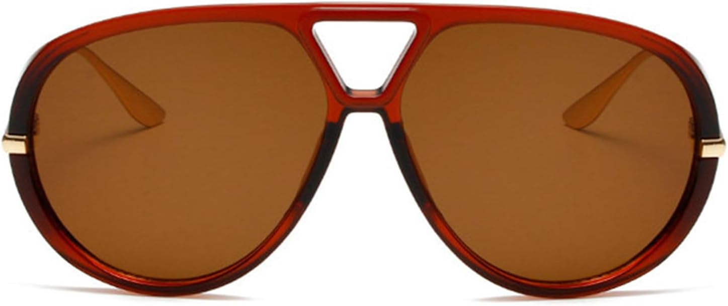 

Солнцезащитные очки Willochra Retro Double Bridges Pilot для женщин, увеличенного размера, в стиле ретро-панк для мужчин, градиентные очки для занятий спортом на открытом воздухе, C7