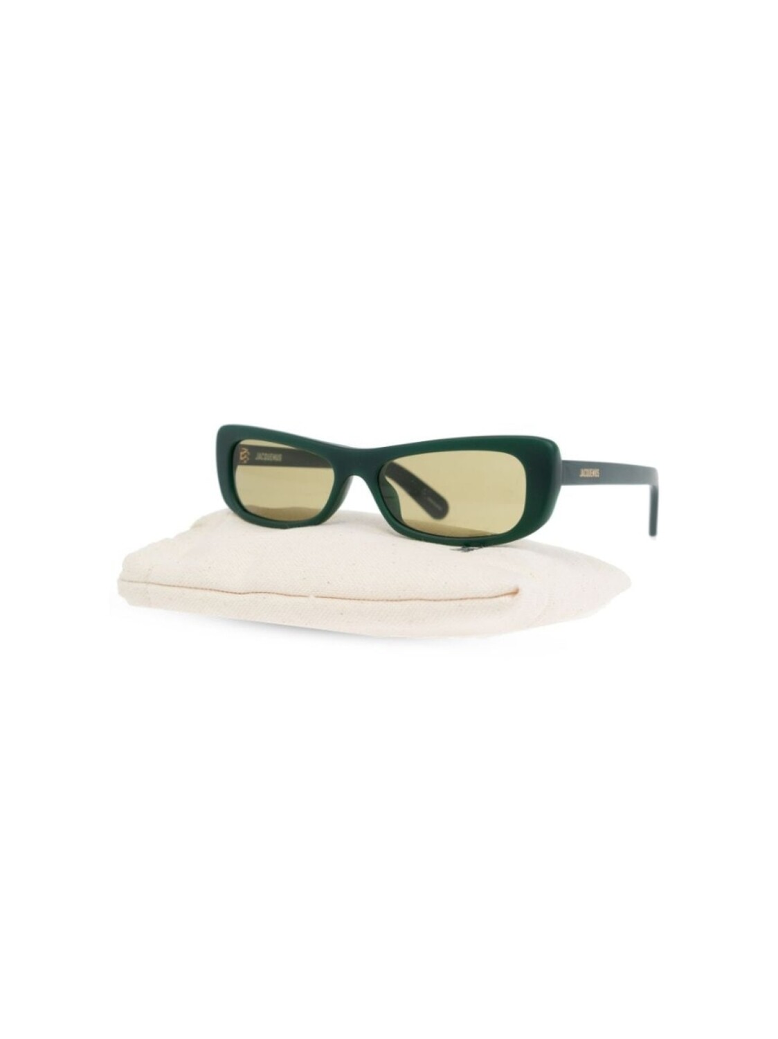 Jacquemus солнцезащитные очки-капри Les Lunettes из коллаборации с Linda Farrow, зеленый — фото 4