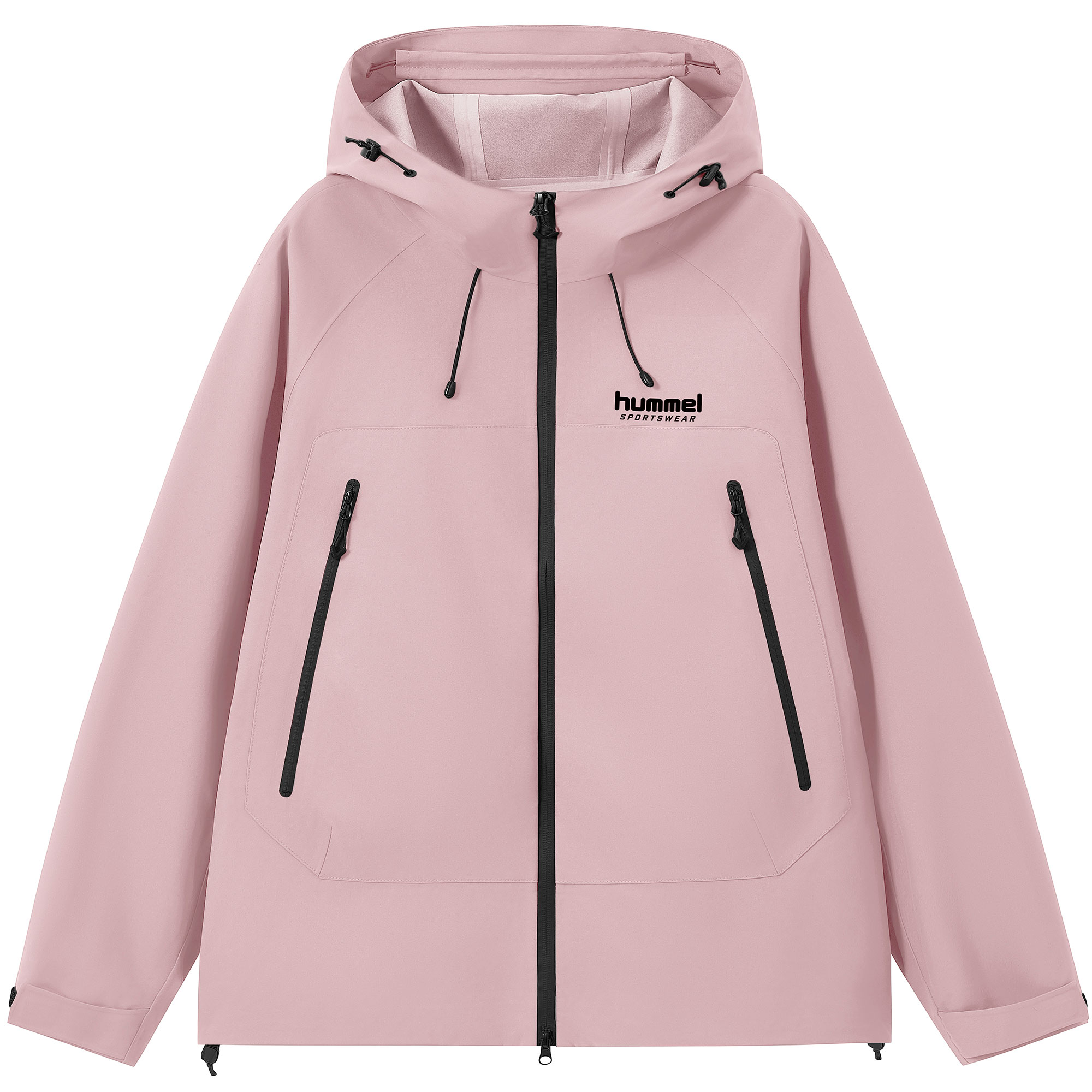 

Hummel Дышащая Ветровка Водоотталкивающая Ветрозащитная Унисекс Phantom Black, Peach Pink (Women's)