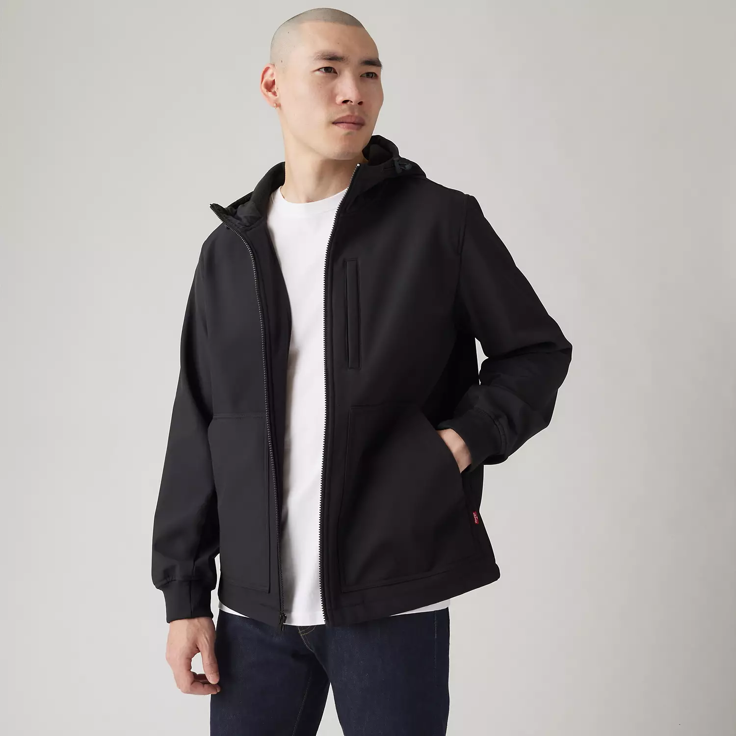 

Куртка Salida Soft Shell с капюшоном Levi's, цвет Jet Black - Black, Черный, Куртка Salida Soft Shell с капюшоном Levi's, цвет Jet Black - Black