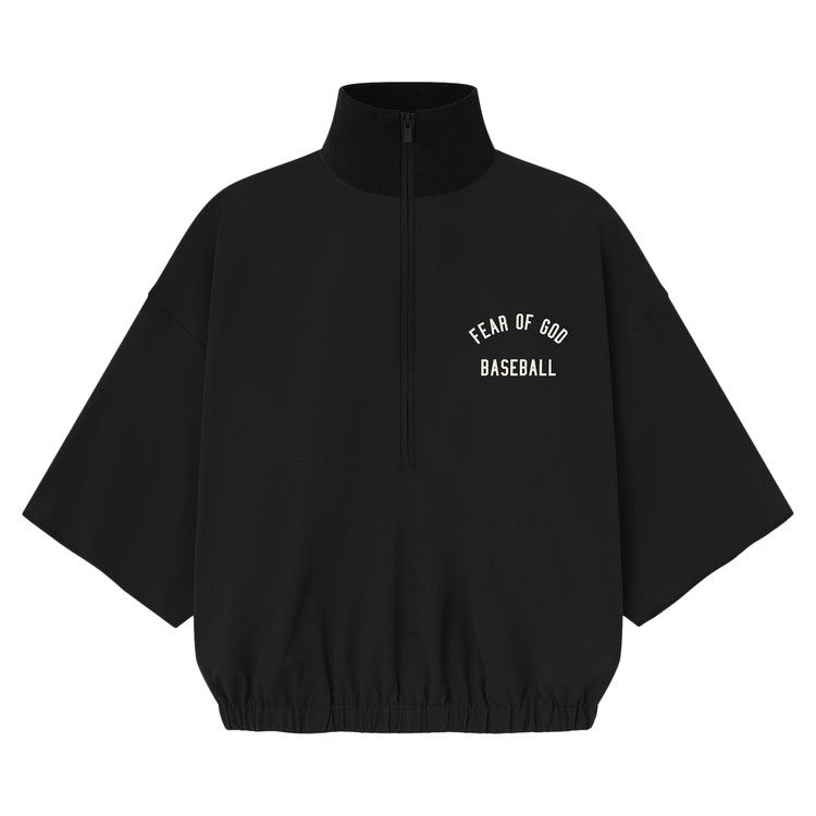 

Куртка Fear of God Essentials MLB 3/4 Sleeve Half Zip Jacket, Black