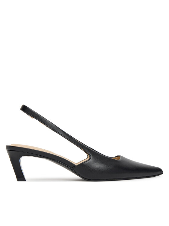 Сандалии Ess Kitten Heel Sling Back HW0HW02641 Calvin Klein, чёрный