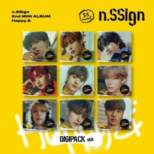 

CD диск N.Ssign: Happy & - Digipack Version - Random Cover - incl. 16pg Photobook, Folded Poster, Sticker + Photocard