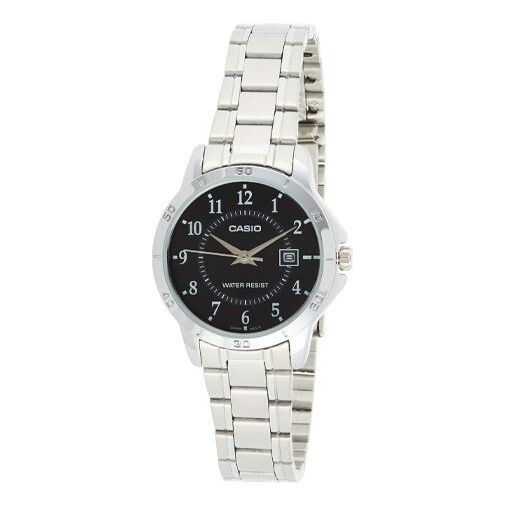 

Часы CASIO Quartz Waterproof Black Analog, черный