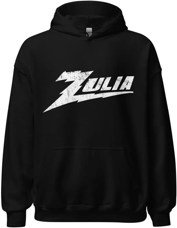 Толстовка Zulia с дерзким дизайном в виде молнии Generic, черный